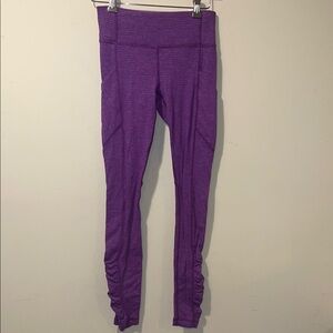 Womens Lululemon Athletica Speed Tight IV Rulu 6 Heathered Herringbone Leggings